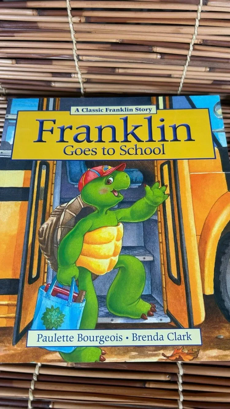Franklin Paperback Book Set of 2 Bourgeois and Clark Goes to School and Plays Ga